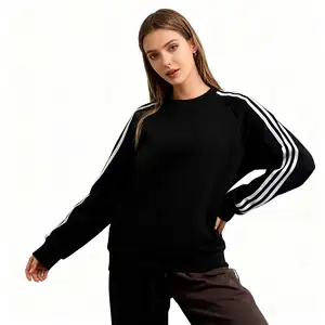 Unisex Basic Sweatshirt Hand-painted Cotton Regular Sleeve No Collar Quick Dry Anti-Wrinkle Waterproof Versatile Layering Casual