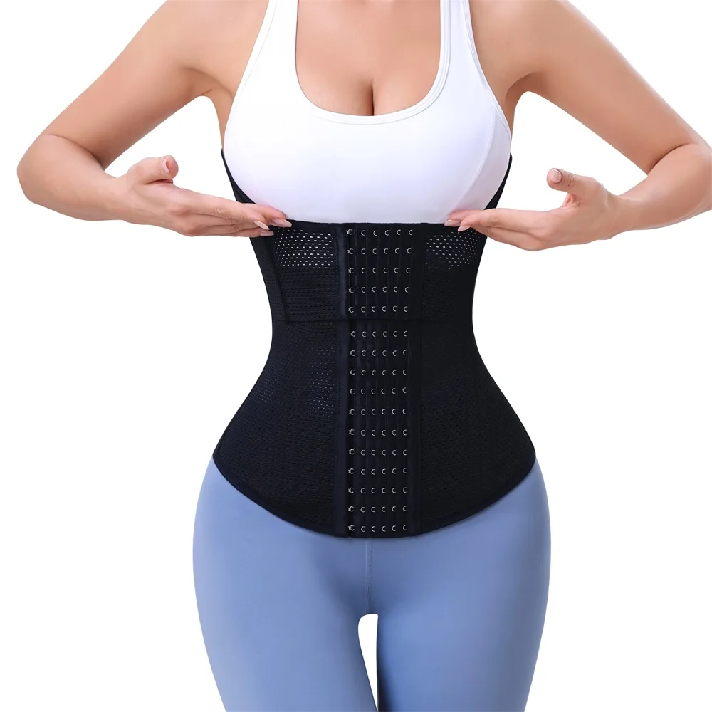 Tummy Control Shaper Waist Trainer Shaperwear Waist Cincher Trimmer Belt Double Trimmer Shaping Wrap Girdle Full Body Corset manufacture