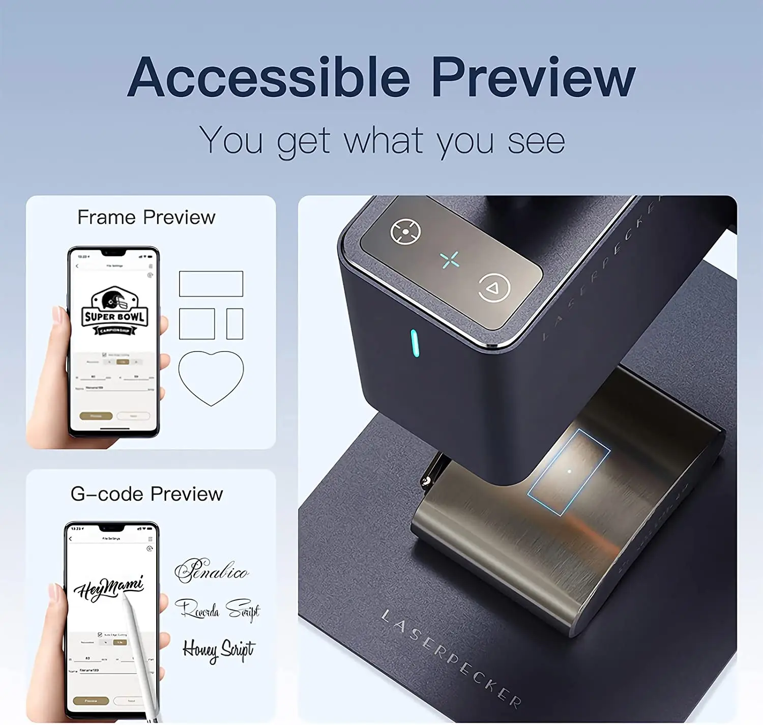 Laserpecker 2 Deluxe Portable Laser Engraving Machine For Wood