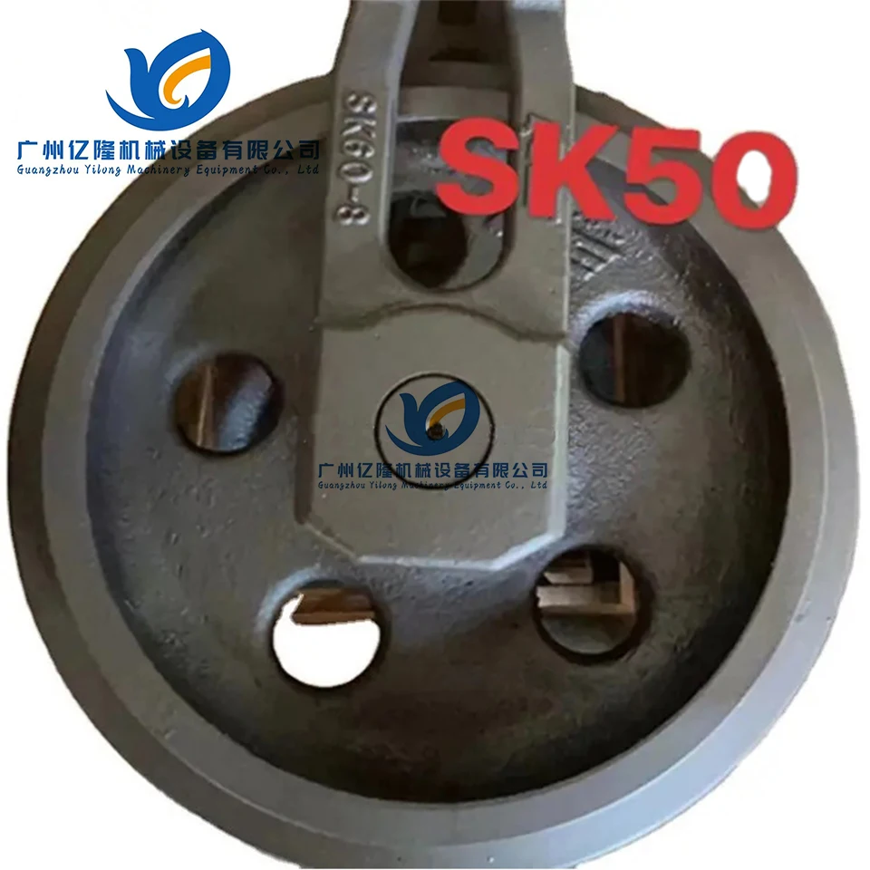 SK60-1 SK60-2 SK60-3 SK60-8 Front Idler Track Idler Wheel for Mini Excavator Undercarriage for KOBELCO 24100N6296F1