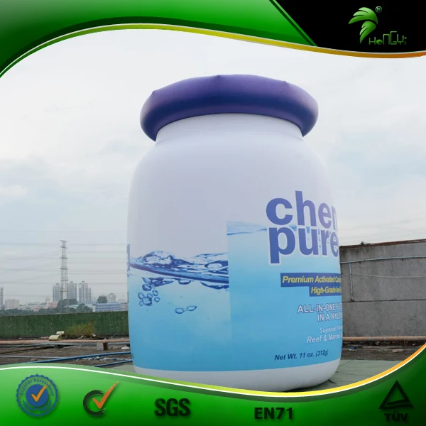 Custom PVC Inflatable Bottle Advertising Inflatables Can Giant Inflatable Milk Carton for Event Decoration