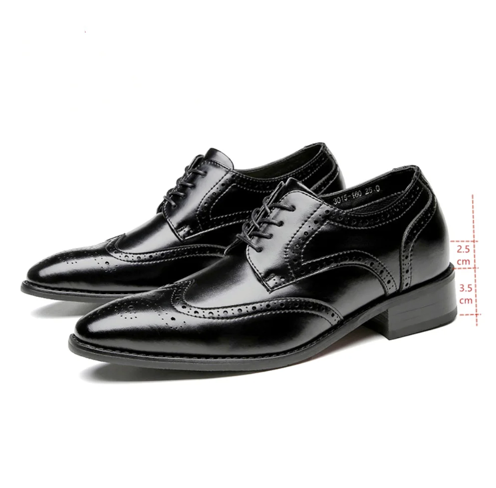 New Wear-resistant Genuine Leather Dress Shoes Pointed Toe
