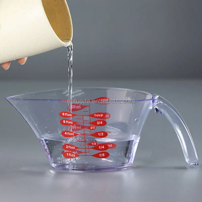 DISHAN High Accuracy Liquid Measuring Cup Set: Transparent