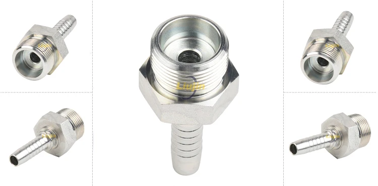 High pressure flexible hose fittings manufacture good quality custom hydraulic pipe fitting