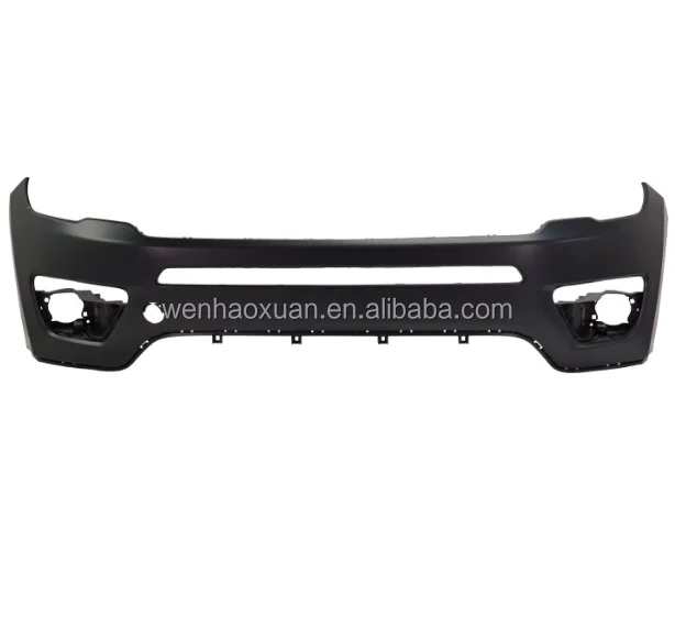 Aftermarket Fascia Front Bumper Metal Black/White 2017-2019 for