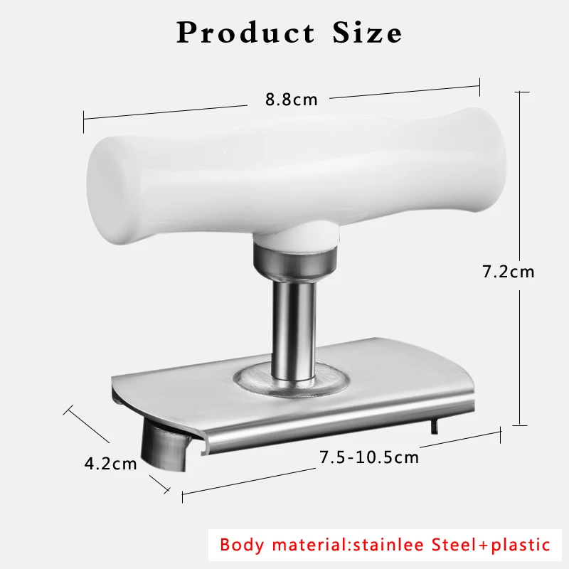 Jar Opener Stainless Steel, Adjustable for All Jar Sizes, Lid