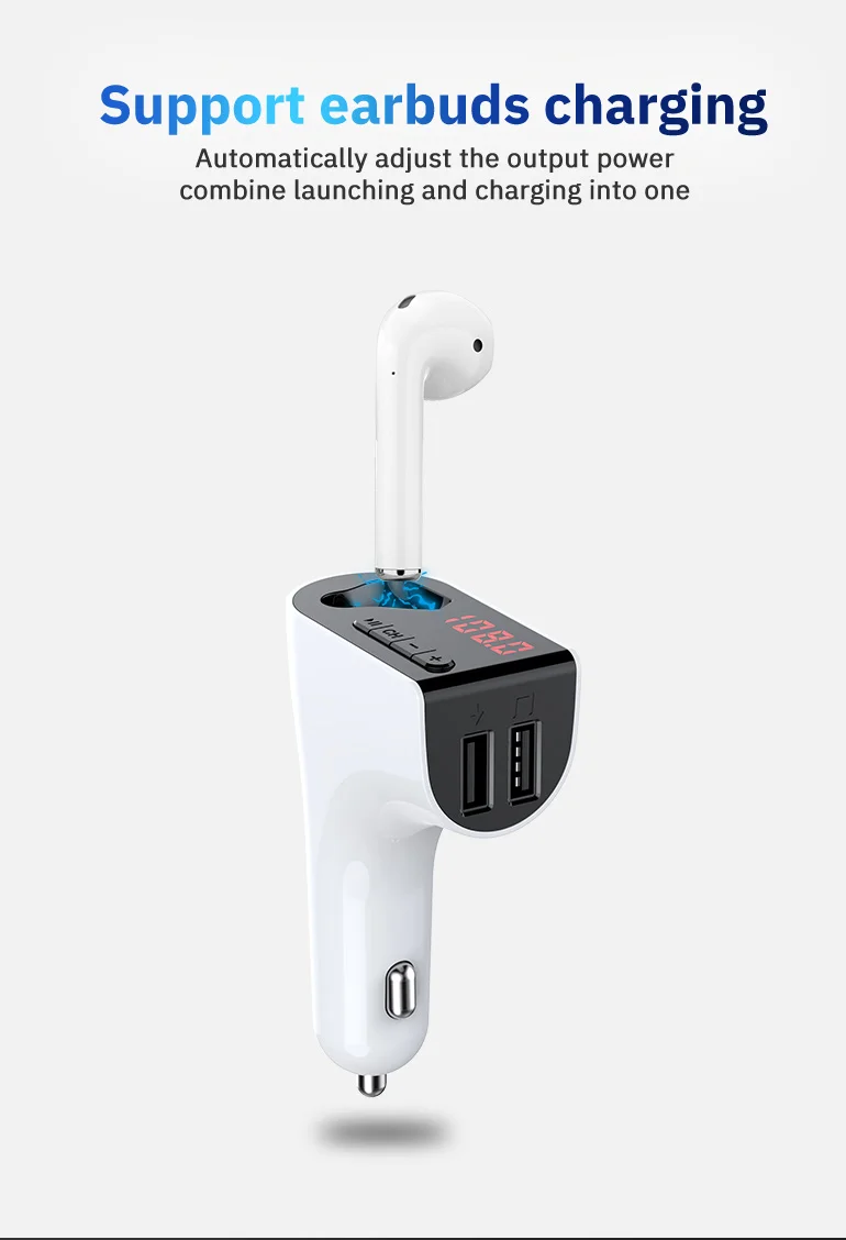 Simr Bluetooth Car Kit Handsfree Calls MP3 Player