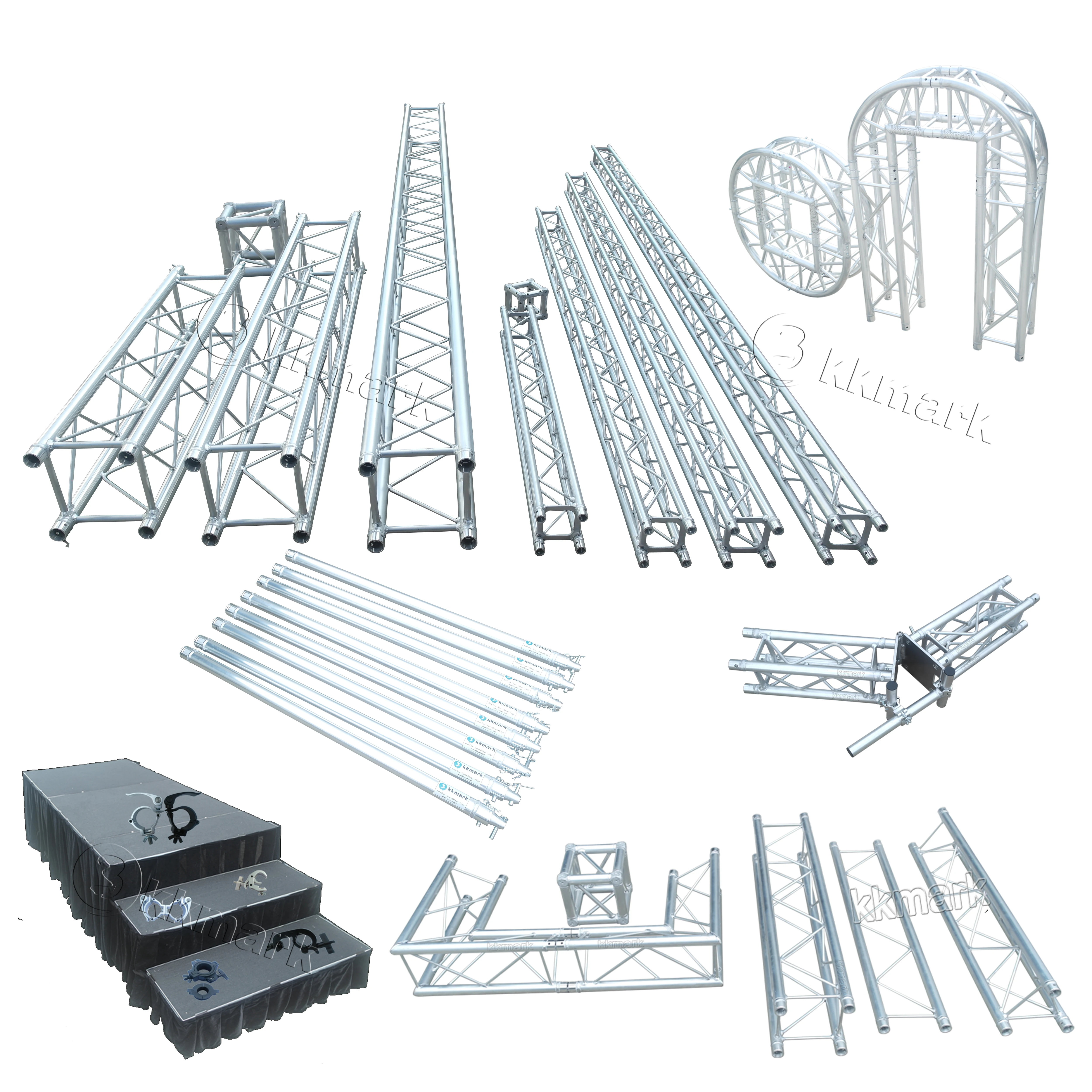 Custom Aluminum Frame Truss Structure Event Outdoor Top Quality Event Lighting Spigot DJ Aluminum Spigot Truss