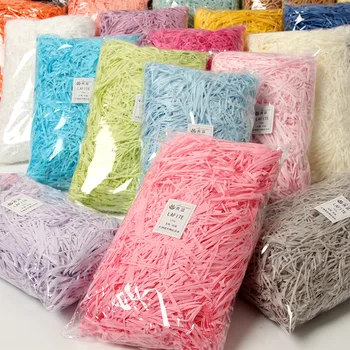 20g/bag Multicolor Ornamental Crinkle Paper Shredded Shred Paper Christmas Gift Box Filler