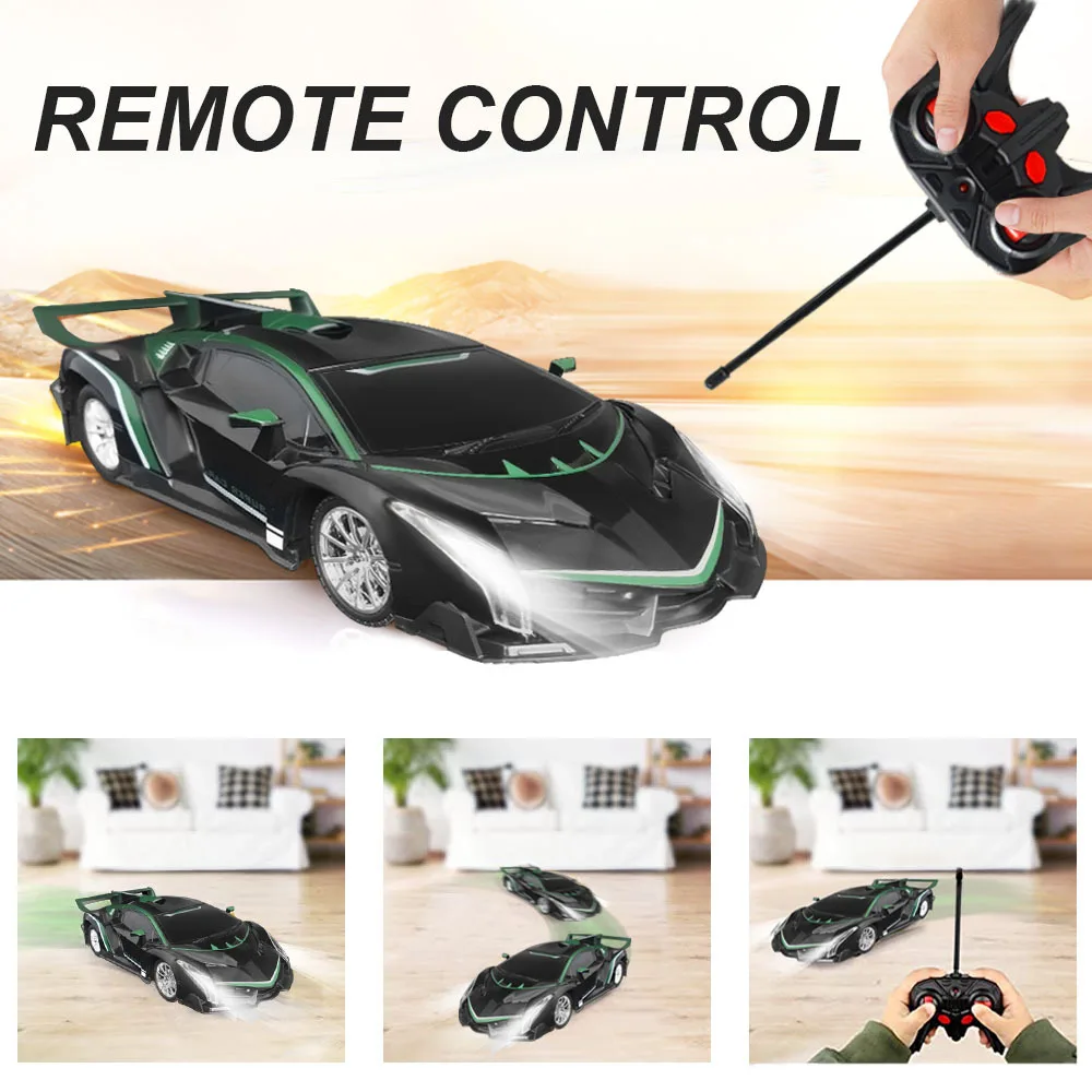 Children's remote control car boy toy car light drift racing new factory direct sales