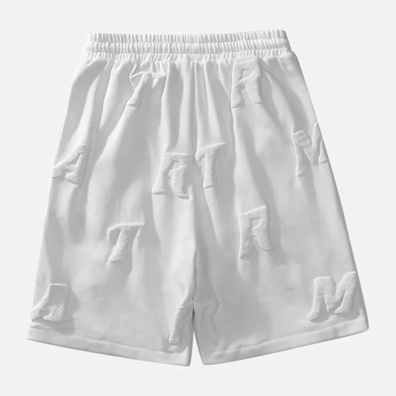 Dec Oem Custom Men's Shorts Boardshorts 2022 High Quality Thick Fleece Puff Printed  Gym Shorts For Men495_voghion.com