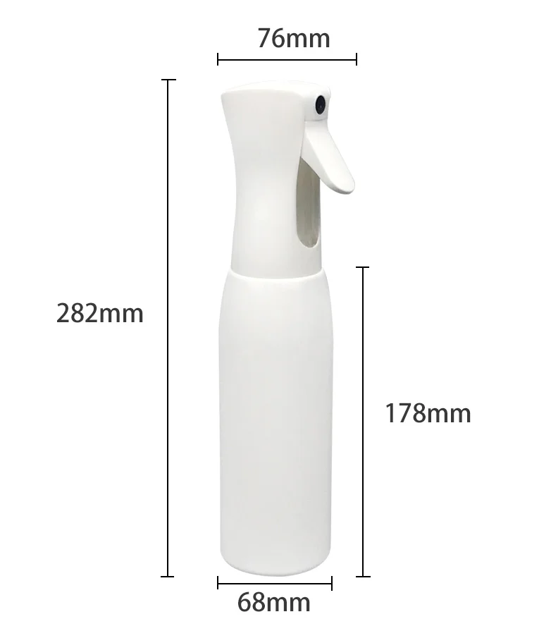 200ml 300ml 500ml Fine Mist Cosmetic Sprayer for Lotion Perfume Refillable High Quality Continuous Spray Trigger PET Bottle details