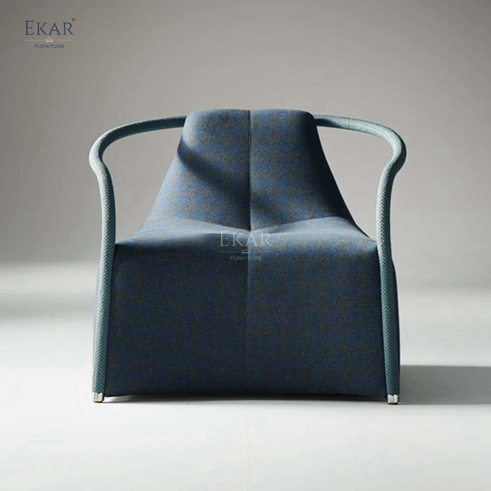 Chaise de thé design minimaliste Siège relaxant en tissu pour restaurants entrepôts cuisines