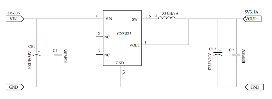 Cx8823/5v3.1a Cc/cv Dc-dc Synchronous Buck Ic - Buy Cx8823 Product on ...