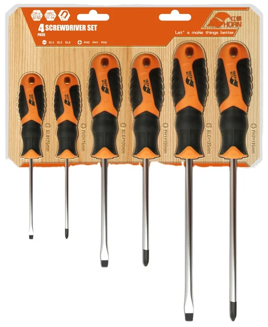 Good Quality  Crv hang Tool Phillips  Magnetic Several Screwdriver Set