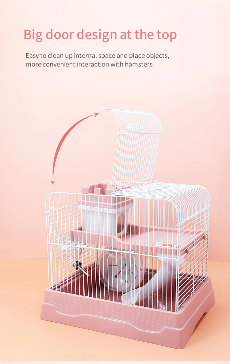 Luxury Hamster Cage Set with Accessories - Portable & Sustainable