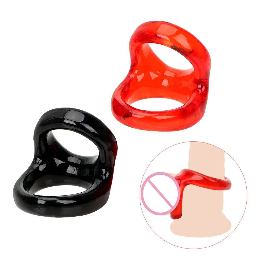 Red Hollow Soft Penis Ring For Men 3 Sizes Cock Enlargement - Temu