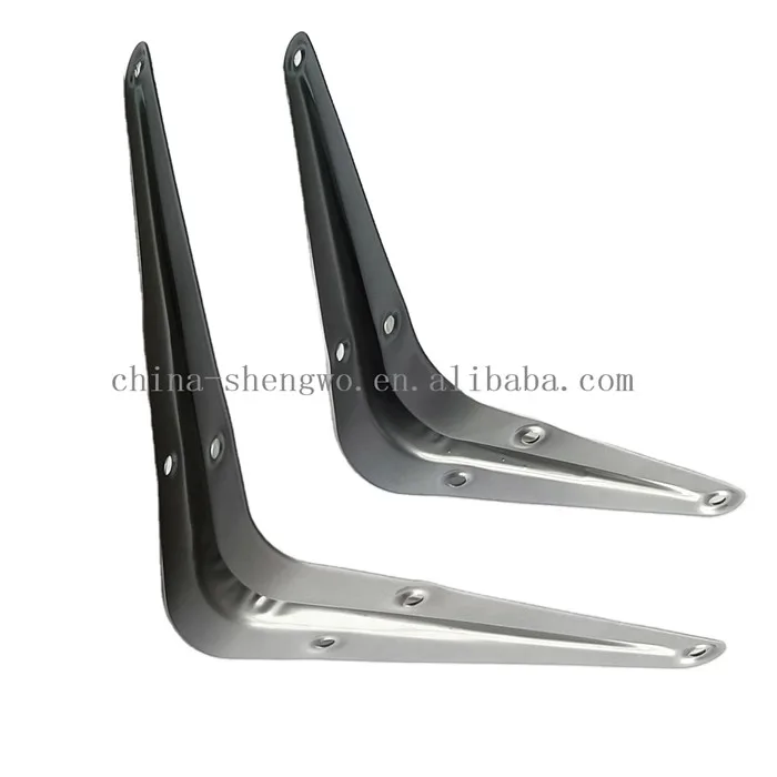 Many Colors Iron Triangle Shelf Support  Bracket for Bed Use