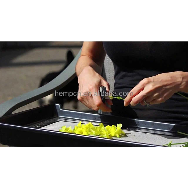 150 Micro Mesh Stainless Screen Trimming Tray Pollen Trim Bin For Herbs