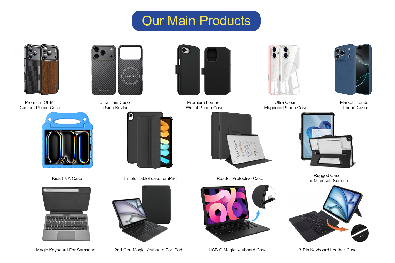 product premium leather cover with wireless charging luxury magnetic case with rotatable lens bracket elegant design for iphone 17 pro-12