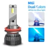 M6i(สีขาว+สีฟ้าน้ำแข็ง)/หลอดไฟ 1 ชิ้น