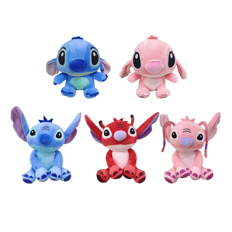 Hot New Style Stitch Plush Doll Toy Cute Stitch Pink Blue Stuffed Plush ...