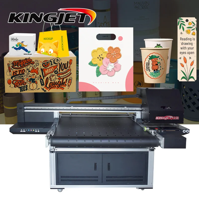 One Pass Carton Packing Printer Width 800mm Kraft Paper Bag Single Pass Corrugated Box Inkjet Printer