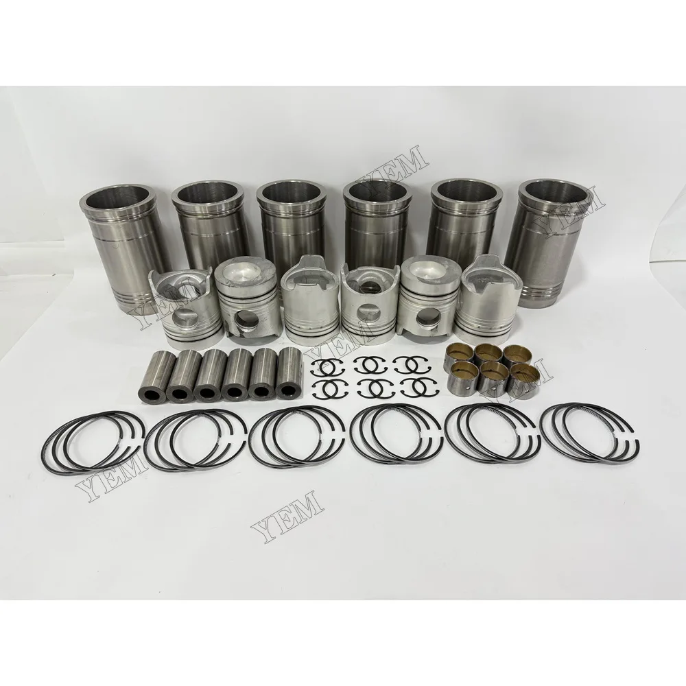 Cylinder Liner Kit for Mitsubishi 6D20 Industrial Engine Parts 6