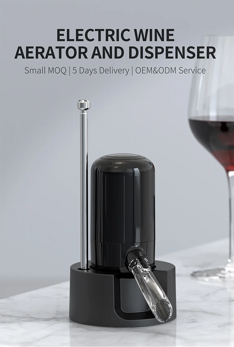 1/6 New Product Ideas 2023 Electric Wine Dispenser Pump Set With
