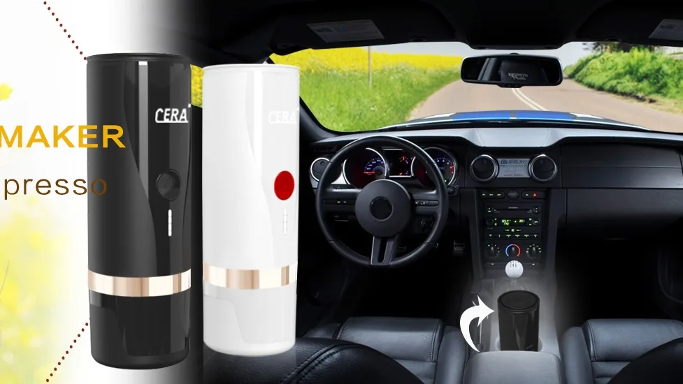 Espresso Coffee Car Machine Electric Travel Coffee Maker 12v Car Use Mini Portable Coffee