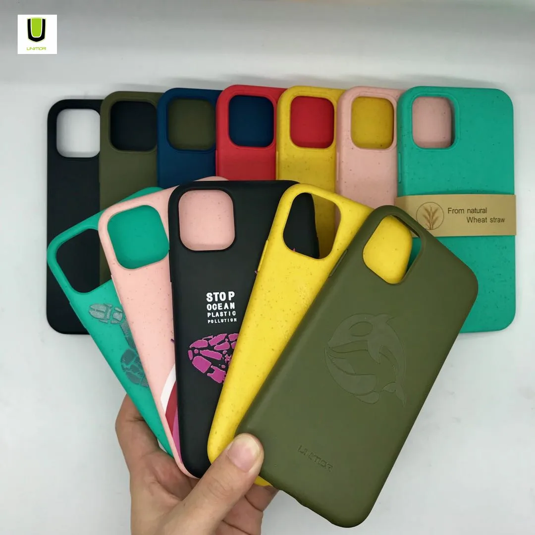 
UNIMOR Пшеничная солома 11 pro переработанная пла экологически чистые мобильные чехлы 100% биоразлагаемый чехол для телефона iphone 