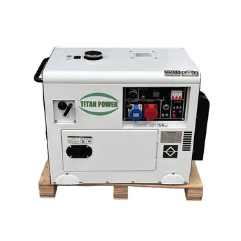 Professional Auto Start Control 3 Phase 7.5 Kw 230v 7.5 Kva Silent 8500 Gas Petrol Gasoline Generator With Handle And Wheel
