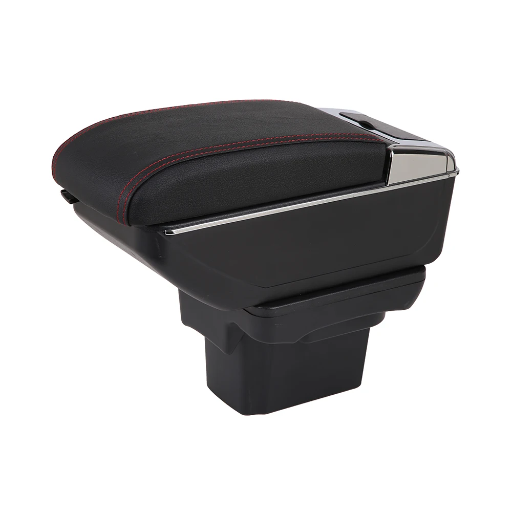 Armrest Box with Cup Holder Custom Car Armrest USB Car Multifunction Universal Armrest Box
