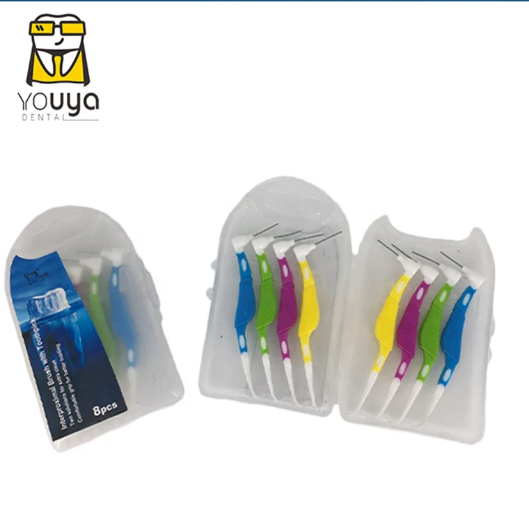 
 OEM Добро пожаловать, L-образная зубная одноразовая межзубная щетка для взрослых, зубная щетка для ухода  