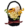 WARM BLOOMS IN NIGHT BASKET