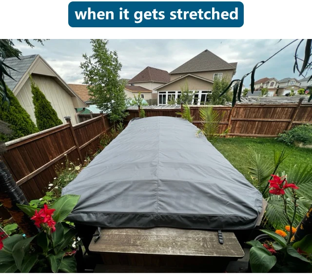 2024 New Arrival Professional Dark Grey 2770x2280mm Rollable Swim Spa