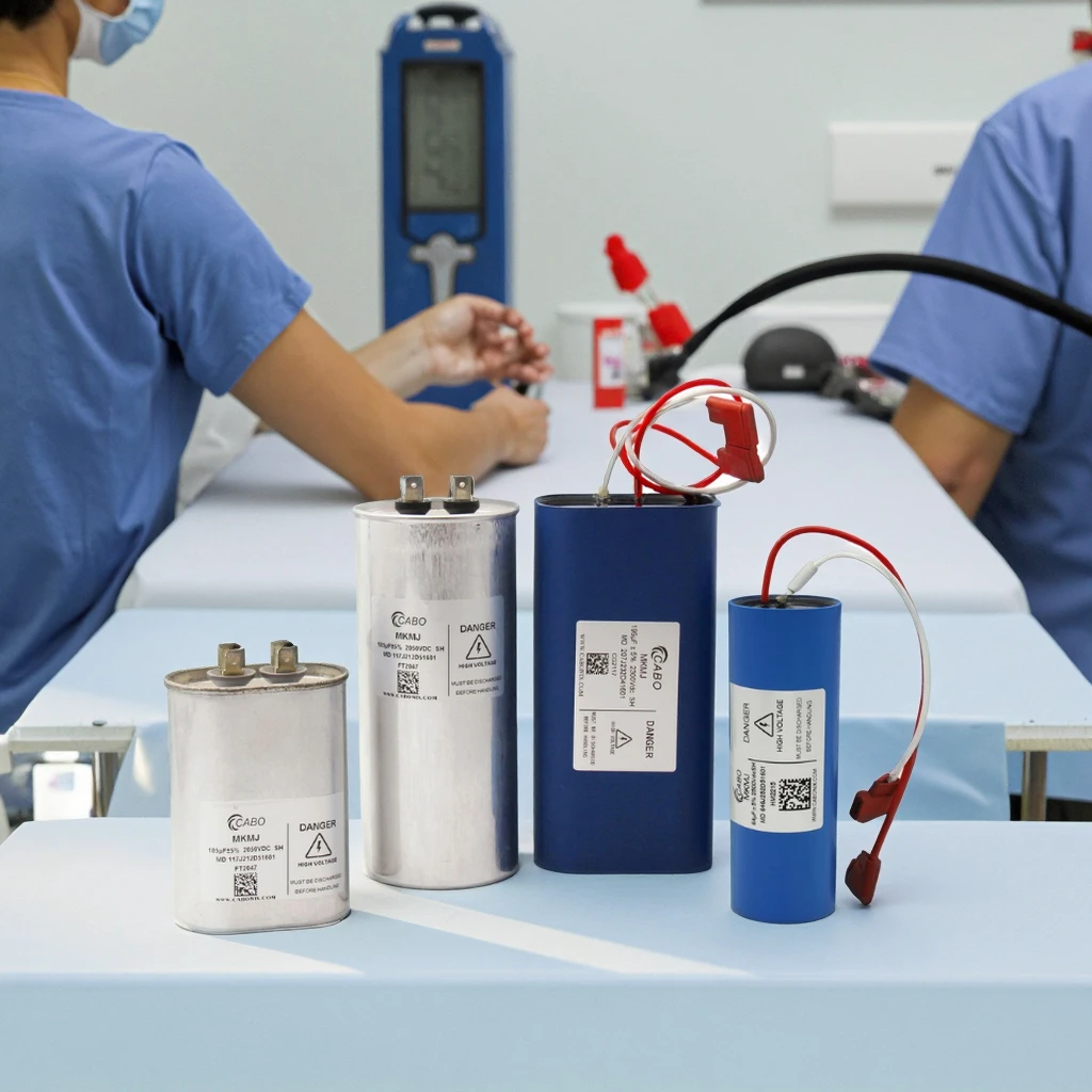 Custom PPC Series Thin-Film Capacitors for High Energy Pulse Discharge in Medical Defibrillators, AED, TMS & EMP Applications