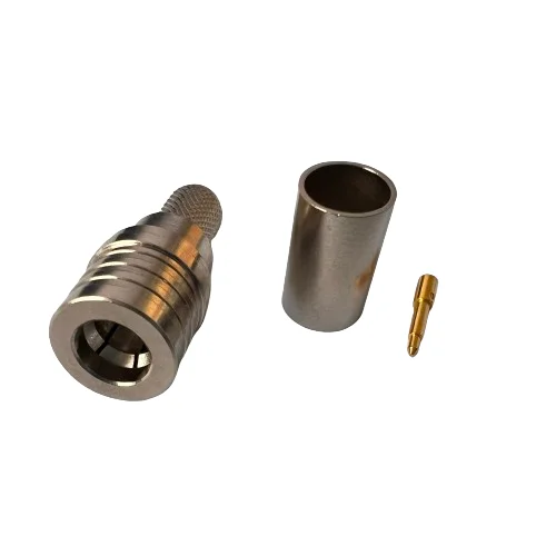 Top Quality QMA-C-J4 RF Connector Male QMA Connector Crimp RG59 Communication Cable for Sale