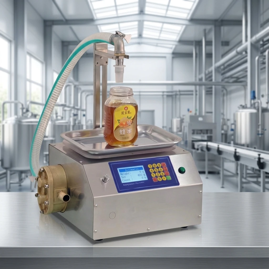 TEBAK CSY-L15 Honey Sauce, Edible Oil, Lubricating Oil Quantitative Filling Machine Fully Automatic Liquid Filling Machine