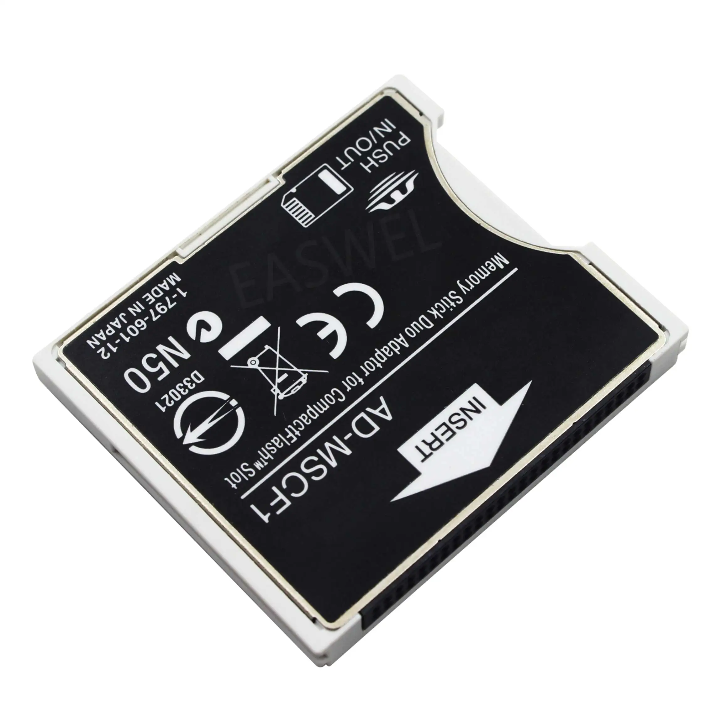 Memory Stick Duo Adapter MS to Compact Flash type II Adapter AD-MSCF1 3.3mm - ANKUX.COM