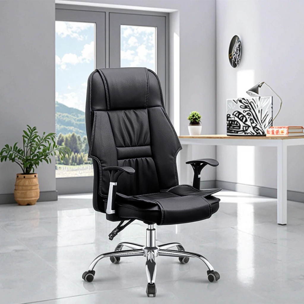 Office Ergonomic Computer Leather Swivel Chair Desk Modern Luxury Executive Set Manager boss PU Chairs Furniture Customization