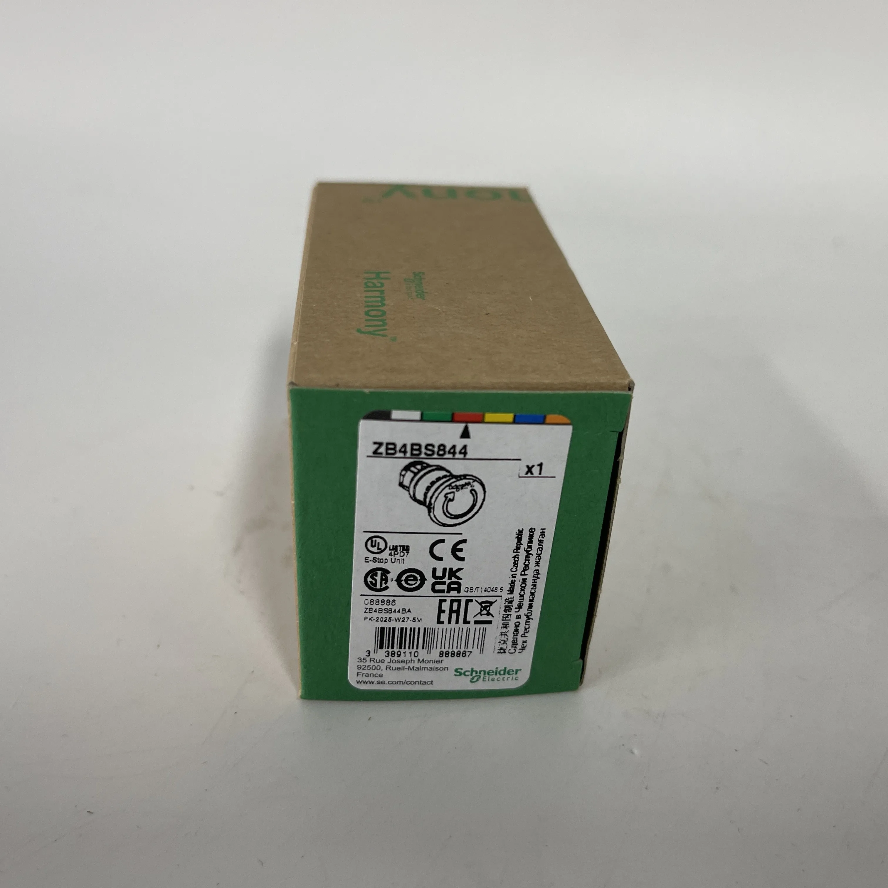 Schneider Pushbutton Head Harmony Series ZB4BS844 Schneider Pushbutton Head Harmony Series ZB4BS844