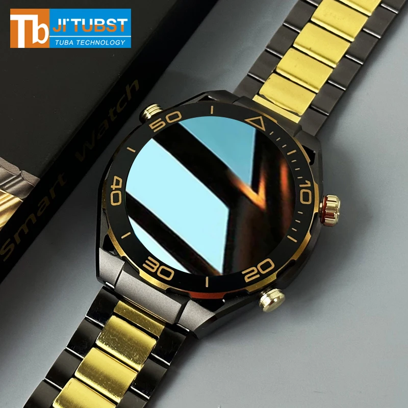 Z91 ProMax Smart Watch 2024 AMOLED Z91 Pro Max Stainless Steel Round Smartwatch for Men Watch