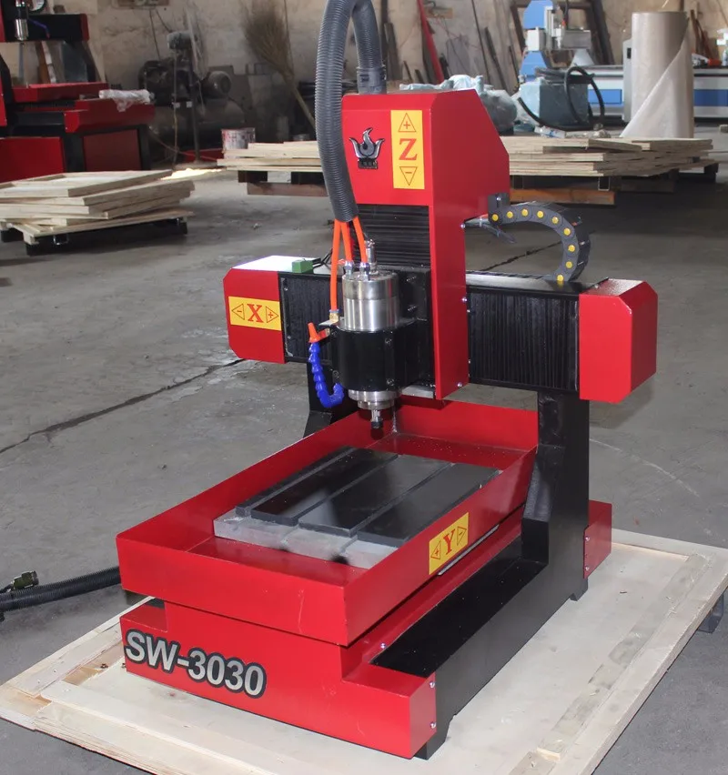 Sw-3030 металла высокой точности или древесные опилки новый стиль мини фрезерный станок с ЧПУ гравировальный станок