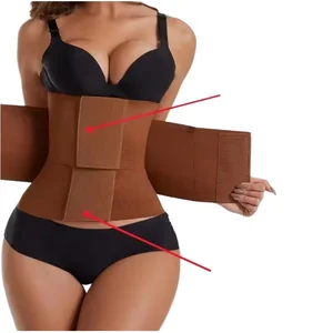 Custom Logo Compression Women's Corset Waist Trainer Belt Body Shaper Back Support Fat Tummy Trimmer Sweat Simulation Cincher