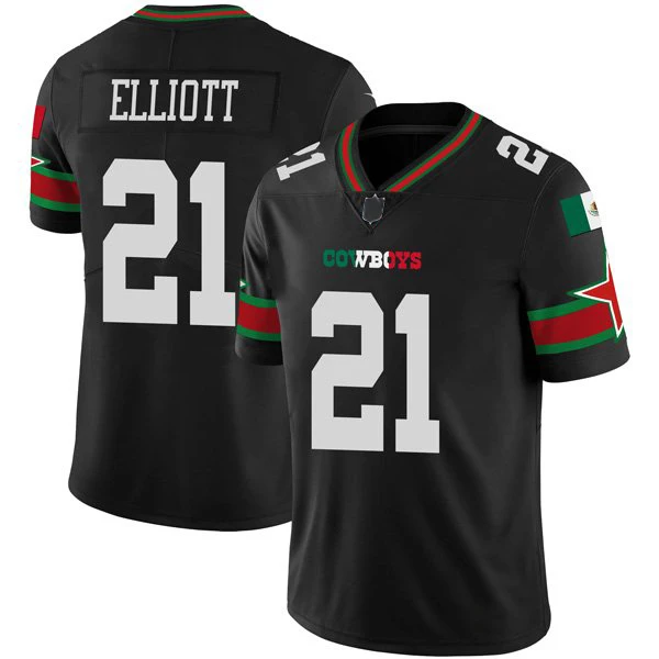 Men's Ezekiel Elliott Jersey Print Scrub Top