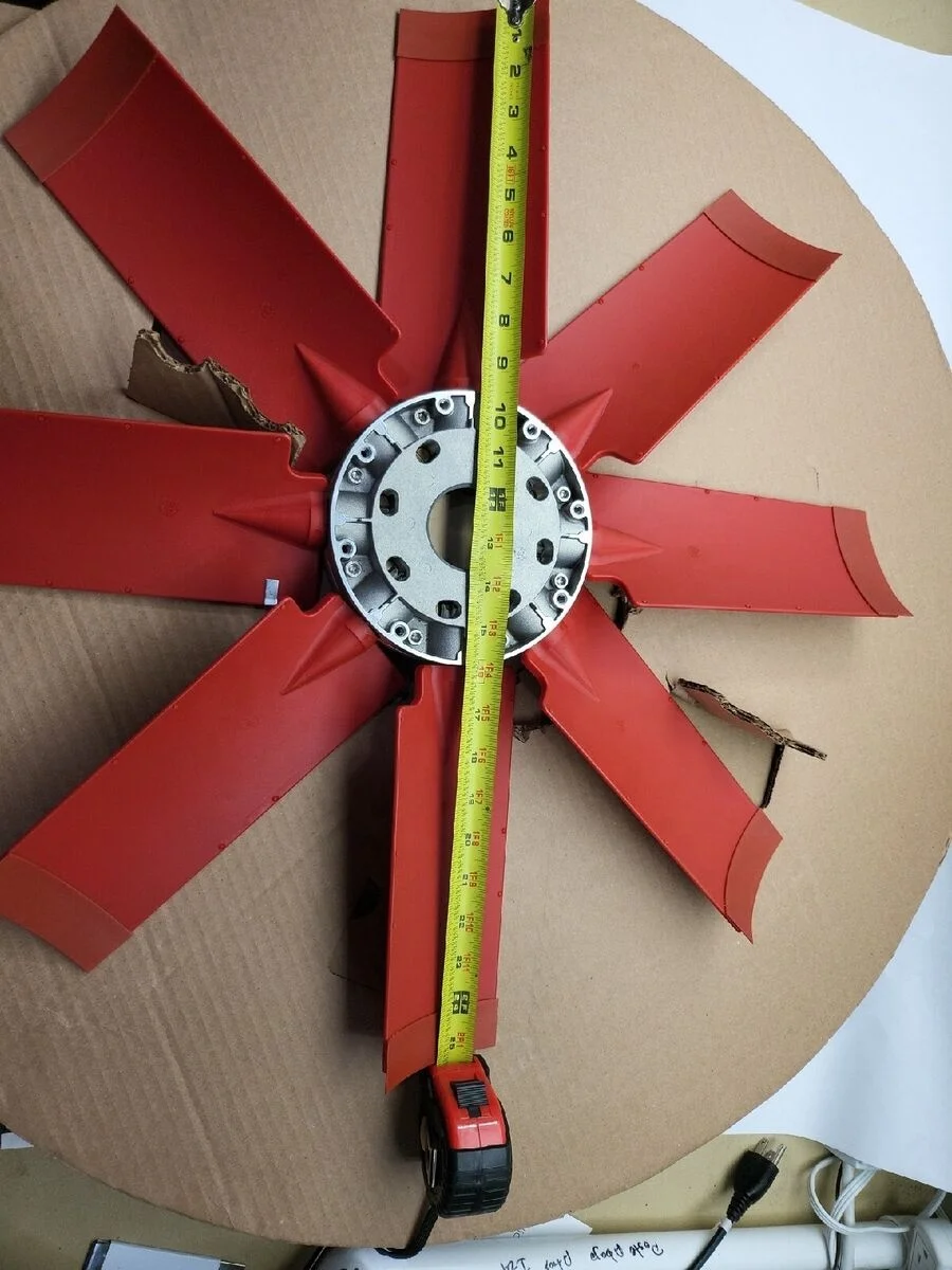 PLE Reversible Fan Cooling and Dust Removal Fan for Radiator CleaningHydraulic Steering Fan