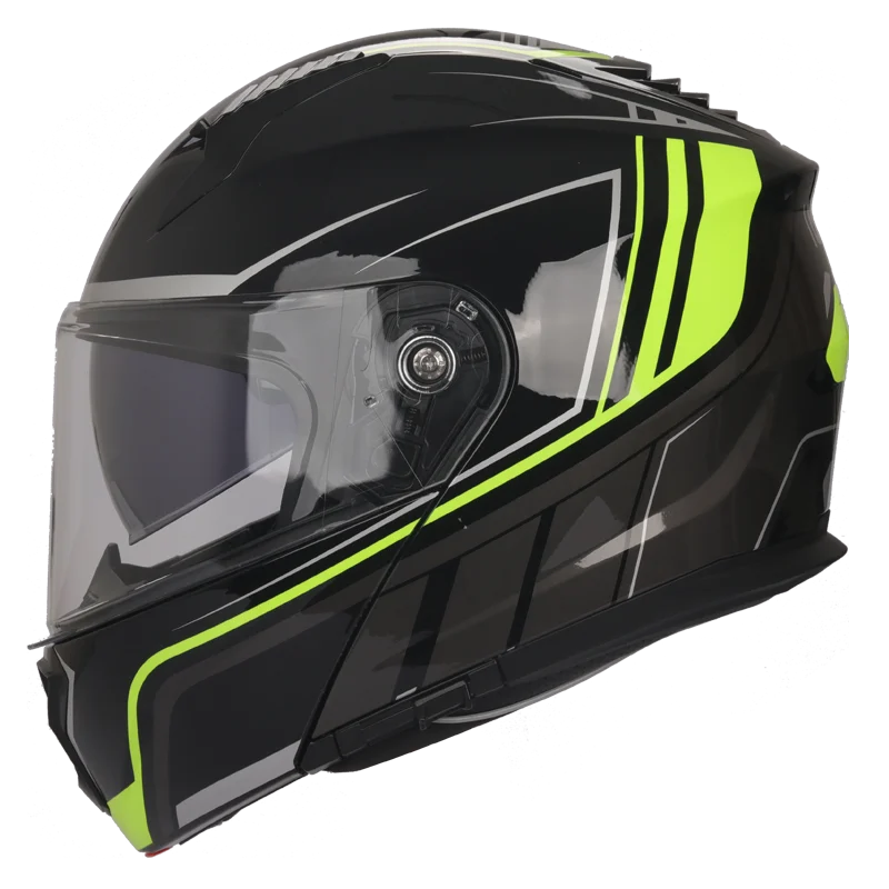2023  ECE 966 Approved New  Double Visor Flip up  Helmet for Motorbike