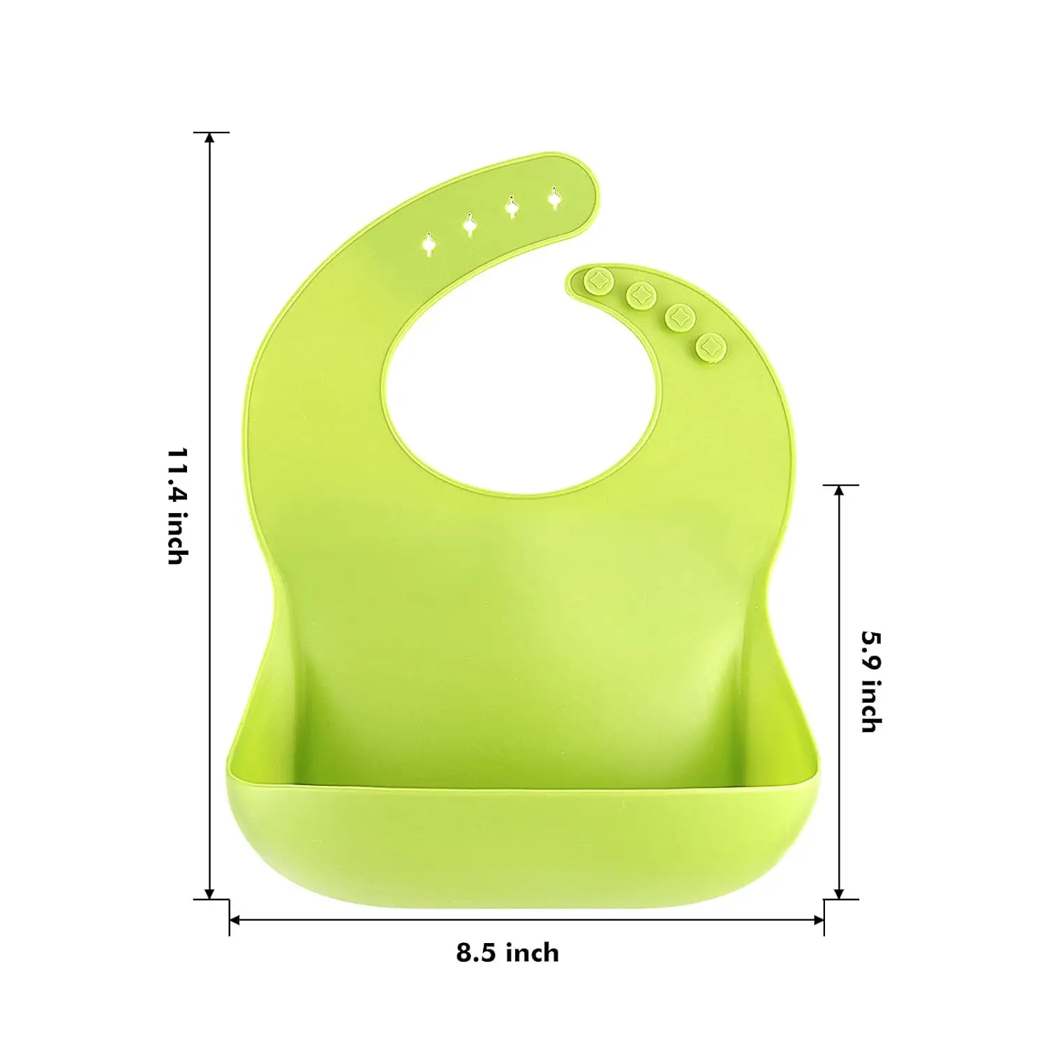 Custom Printed Logo Food Grade Bpa Free Silicon Rubber Baby Bibs For ...