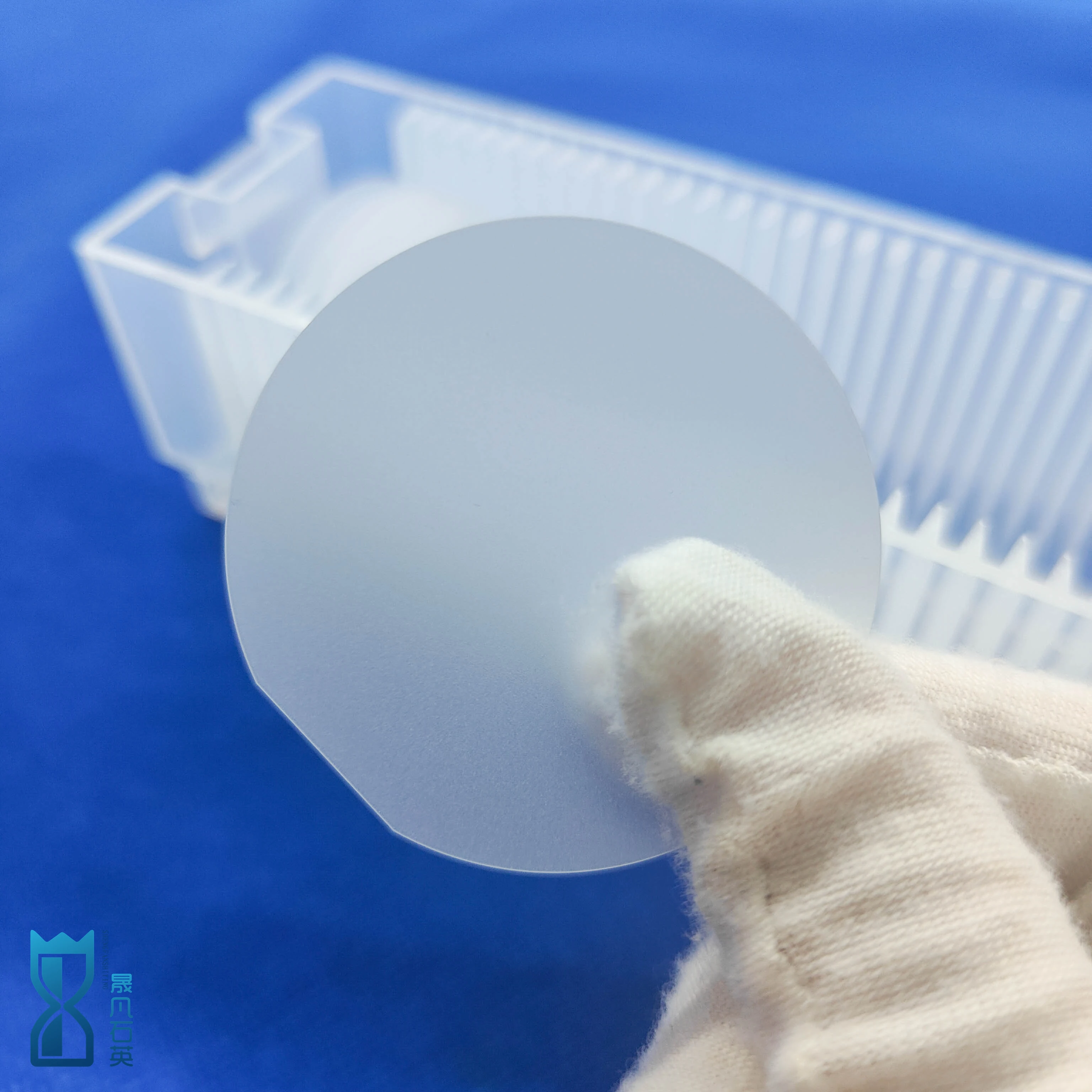 Factory Custom Cassette Single Sided Polished Disc Frosted Quartz Glass Ultra-Thin Sheet Quartz Plate